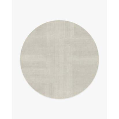 Bel Air Ivory Rug by The Hiltons - 245 Round cm - All-In-One Rug