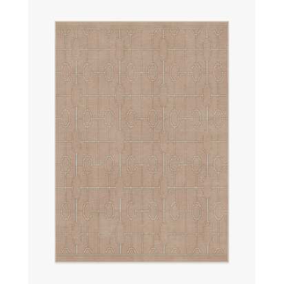 Diana Trellis Rose Gold Rug by The Hiltons - 150 x 215 cm - All-In-One Rug