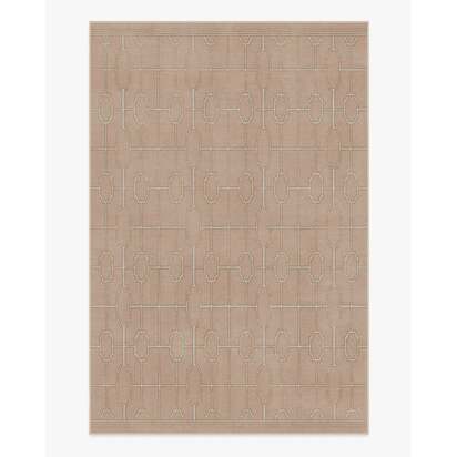 Diana Trellis Rose Gold Rug by The Hiltons - 185 x 275 cm - All-In-One Rug