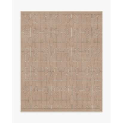 Diana Trellis Rose Gold Rug by The Hiltons - 245 x 305 cm - All-In-One Rug