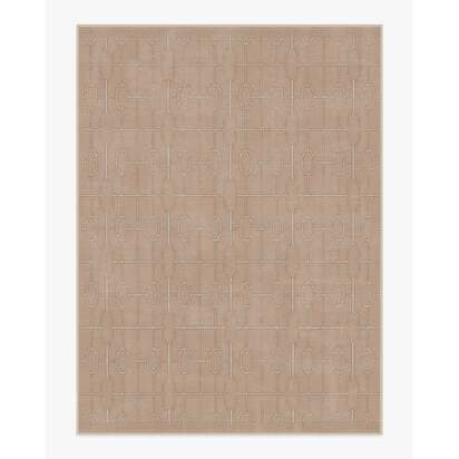 Diana Trellis Rose Gold Rug by The Hiltons - 275 x 365 cm - All-In-One Rug