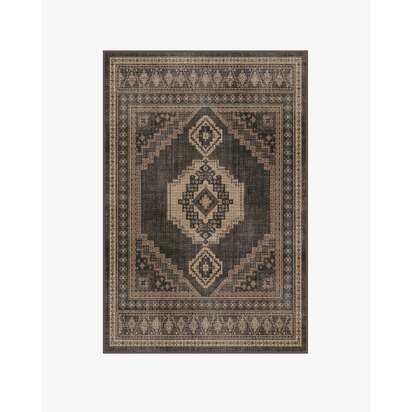 Rayne Charcoal & Tan Rug - 120 x 185 cm - All-In-One Rug