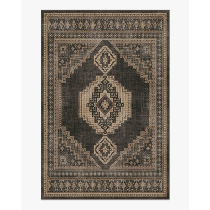Rayne Charcoal & Tan Rug - 185 x 275 cm - All-In-One Rug