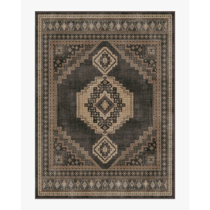 Rayne Charcoal & Tan Rug - 275 x 365 cm - All-In-One Rug
