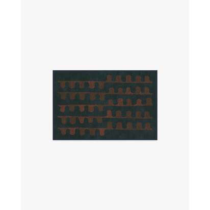 Veza Midnight & Coral Rug - 60 x 90 cm - All-In-One Rug