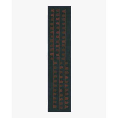 Veza Midnight & Coral Rug - 75 x 365 cm - All-In-One Rug