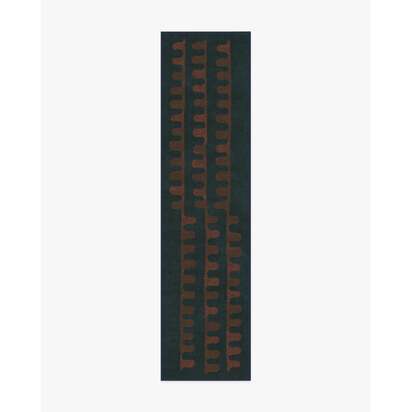Veza Midnight & Coral Rug - 120 x 185 cm - All-In-One Rug