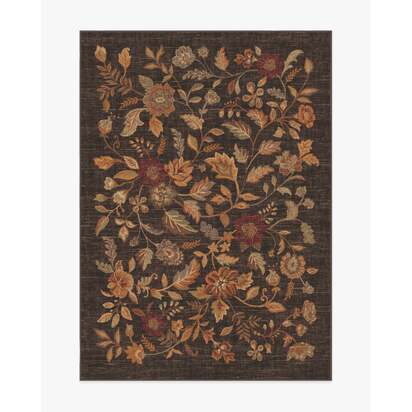 Anonna Dark Wood Rug - 150 x 215 cm - All-In-One Rug