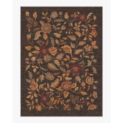 Anonna Dark Wood Rug - 275 x 365 cm - All-In-One Rug