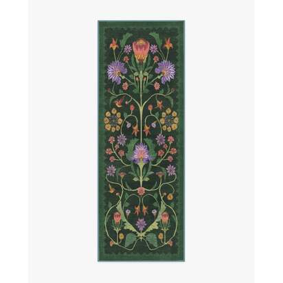 Protea Forest Green Rug by Iris Apfel - 75 x 215 cm - All-In-One Rug