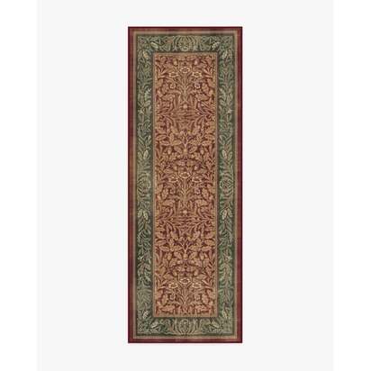 Acorn Amber Red Rug by Morris & Co. - 75 x 215 cm - All-In-One Rug