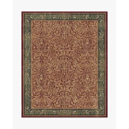 Acorn Amber Red Rug by Morris & Co. - 245 x 305 cm - All-In-One Rug
