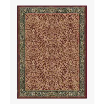 Acorn Amber Red Rug by Morris & Co. - 275 x 365 cm - All-In-One Rug
