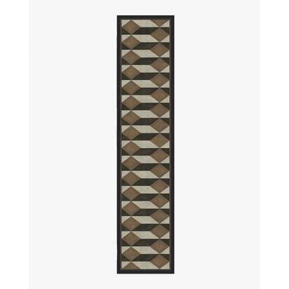 Oak Black & Camel Rug by Martyn Lawrence Bullard - 75 x 365 cm - All-In-One Rug