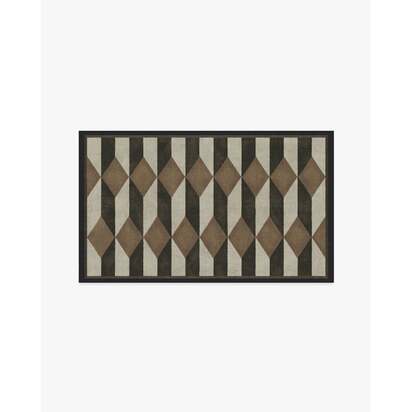 Oak Black & Camel Rug by Martyn Lawrence Bullard - 90 x 150 cm - All-In-One Rug