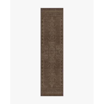 Amira Brown Rug by Martyn Lawrence Bullard - 75 x 305 cm - All-In-One Rug