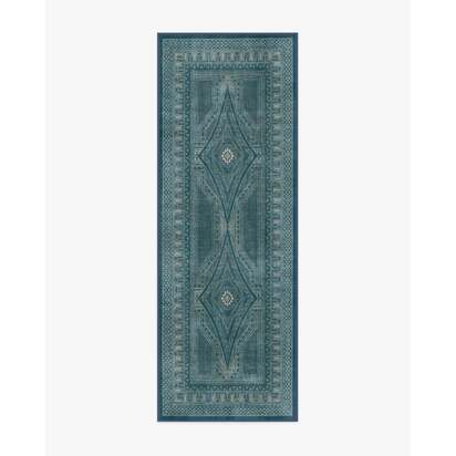 Nomad Blue Rug by Martyn Lawrence Bullard - 75 x 215 cm - All-In-One Rug