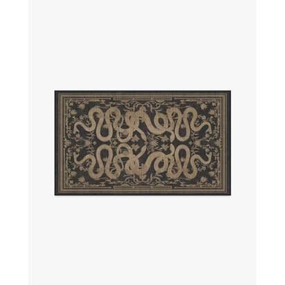 Sumaya Soft Black Rug by Martyn Lawrence Bullard - 90 x 150 cm - All-In-One Rug