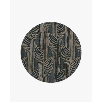 Beni Blue Rug by Martyn Lawrence Bullard - 185 Round cm - All-In-One Rug