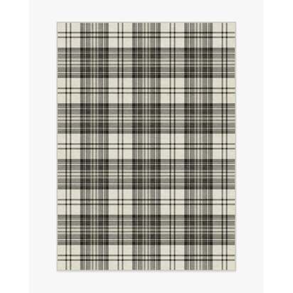Dress Stewart Tartan Black & Ivory Rug - 150 x 215 cm - All-In-One Rug