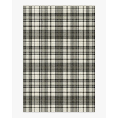 Dress Stewart Tartan Black & Ivory Rug - 200 x 290 cm - All-In-One Rug