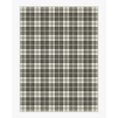 Dress Stewart Tartan Black & Ivory Rug - 275 x 365 cm - All-In-One Rug