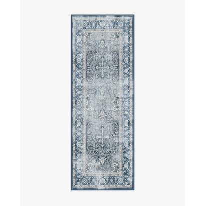 Kamran Admiral Blue Rug - 75 x 215 cm - All-In-One Rug