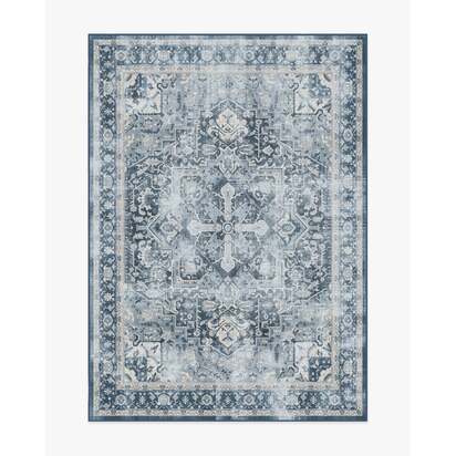 Kamran Admiral Blue Rug - 150 x 215 cm - All-In-One Rug