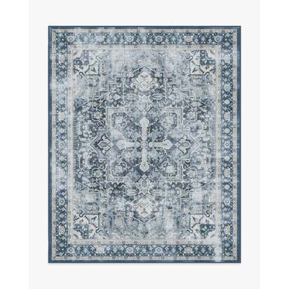 Kamran Admiral Blue Rug - 245 x 305 cm - All-In-One Rug