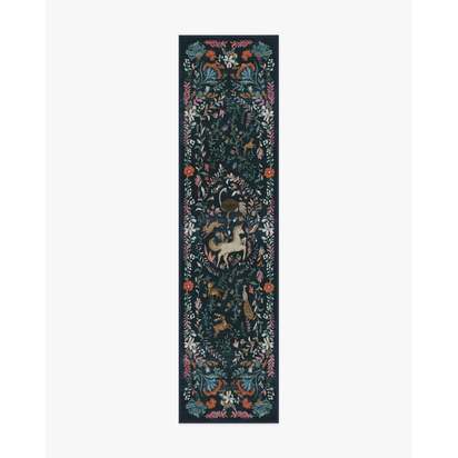 Dreamweaver Blue Multicolour Rug by Iris Apfel - 75 x 305 cm - All-In-One Rug