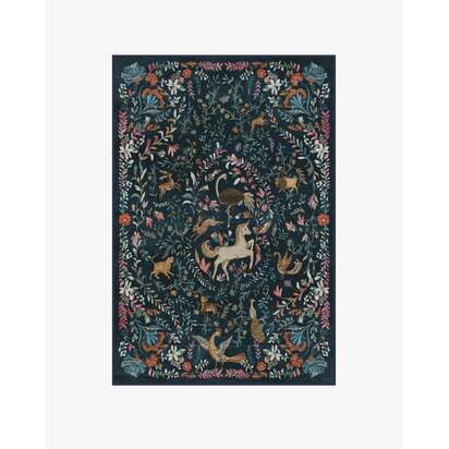 Dreamweaver Blue Multicolour Rug by Iris Apfel - 120 x 185 cm - All-In-One Rug