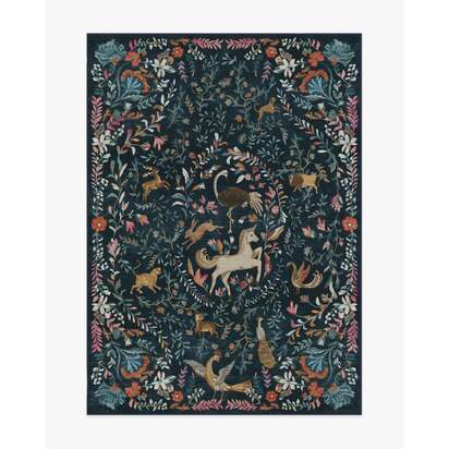Dreamweaver Blue Multicolour Rug by Iris Apfel - 150 x 215 cm - All-In-One Rug