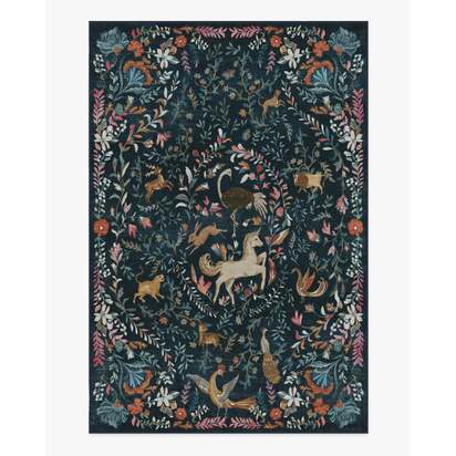 Dreamweaver Blue Multicolour Rug by Iris Apfel - 185 x 275 cm - All-In-One Rug