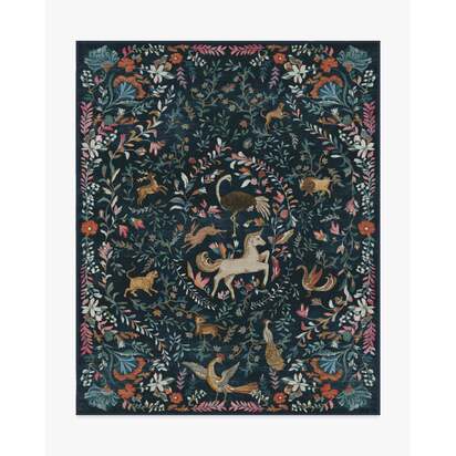 Dreamweaver Blue Multicolour Rug by Iris Apfel - 245 x 305 cm - All-In-One Rug