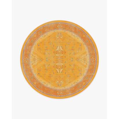 Colourful Loom Mango Rug by Iris Apfel - 245 Round cm - All-In-One Rug