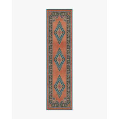 Sunset Bazaar Tropic Coral Rug by Matthew Williamson - 75 x 215 cm - All-In-One Rug