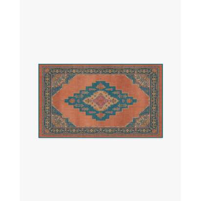 Sunset Bazaar Tropic Coral Rug by Matthew Williamson - 90 x 150 cm - All-In-One Rug