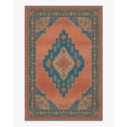 Sunset Bazaar Tropic Coral Rug by Matthew Williamson - 185 x 275 cm - All-In-One Rug