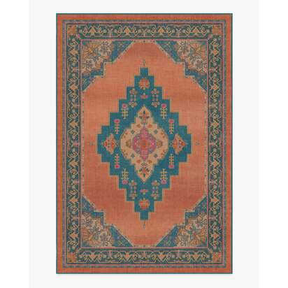 Sunset Bazaar Tropic Coral Rug by Matthew Williamson - 200 x 290 cm - All-In-One Rug