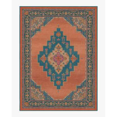 Sunset Bazaar Tropic Coral Rug by Matthew Williamson - 275 x 365 cm - All-In-One Rug