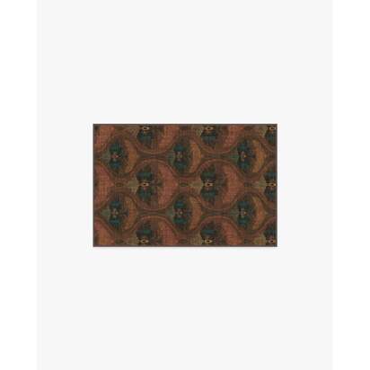 Pluma Rosewood Rug by Matthew Williamson - 60 x 90 cm - All-In-One Rug