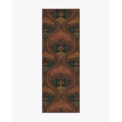 Pluma Rosewood Rug by Matthew Williamson - 75 x 215 cm - All-In-One Rug