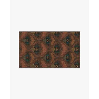 Pluma Rosewood Rug by Matthew Williamson - 90 x 150 cm - All-In-One Rug