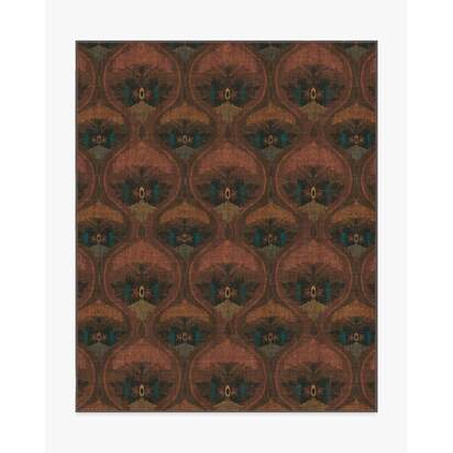 Pluma Rosewood Rug by Matthew Williamson - 245 x 305 cm - All-In-One Rug