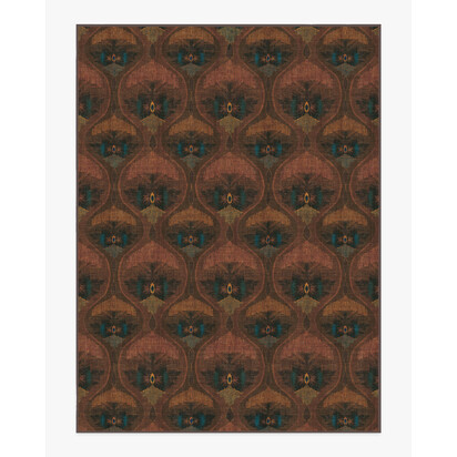 Pluma Rosewood Rug by Matthew Williamson - 275 x 365 cm - All-In-One Rug