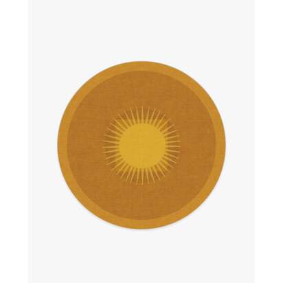 Helios Gold Rug by Matthew Williamson - 185 Round cm - All-In-One Rug