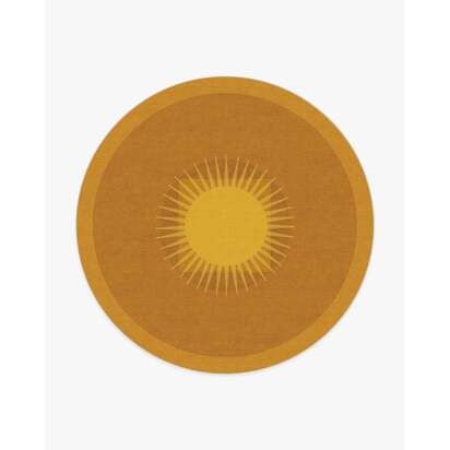 Helios Gold Rug by Matthew Williamson - 245 Round cm - All-In-One Rug