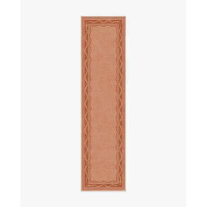 Serpent Border Coral Rug by Matthew Williamson - 75 x 305 cm - All-In-One Rug