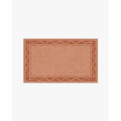 Serpent Border Coral Rug by Matthew Williamson - 90 x 150 cm - All-In-One Rug