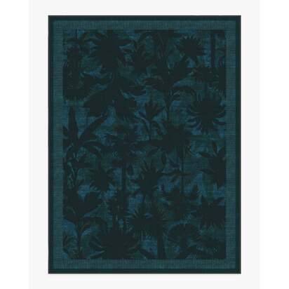 Twilight Forest Midnight Rug by Matthew Williamson - 275 x 365 cm - All-In-One Rug